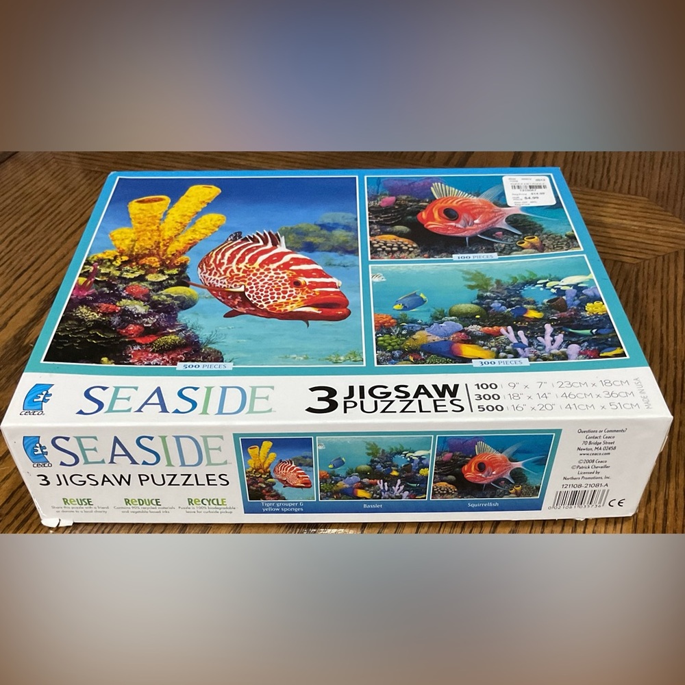 Seaside 3 in 1 puzzle